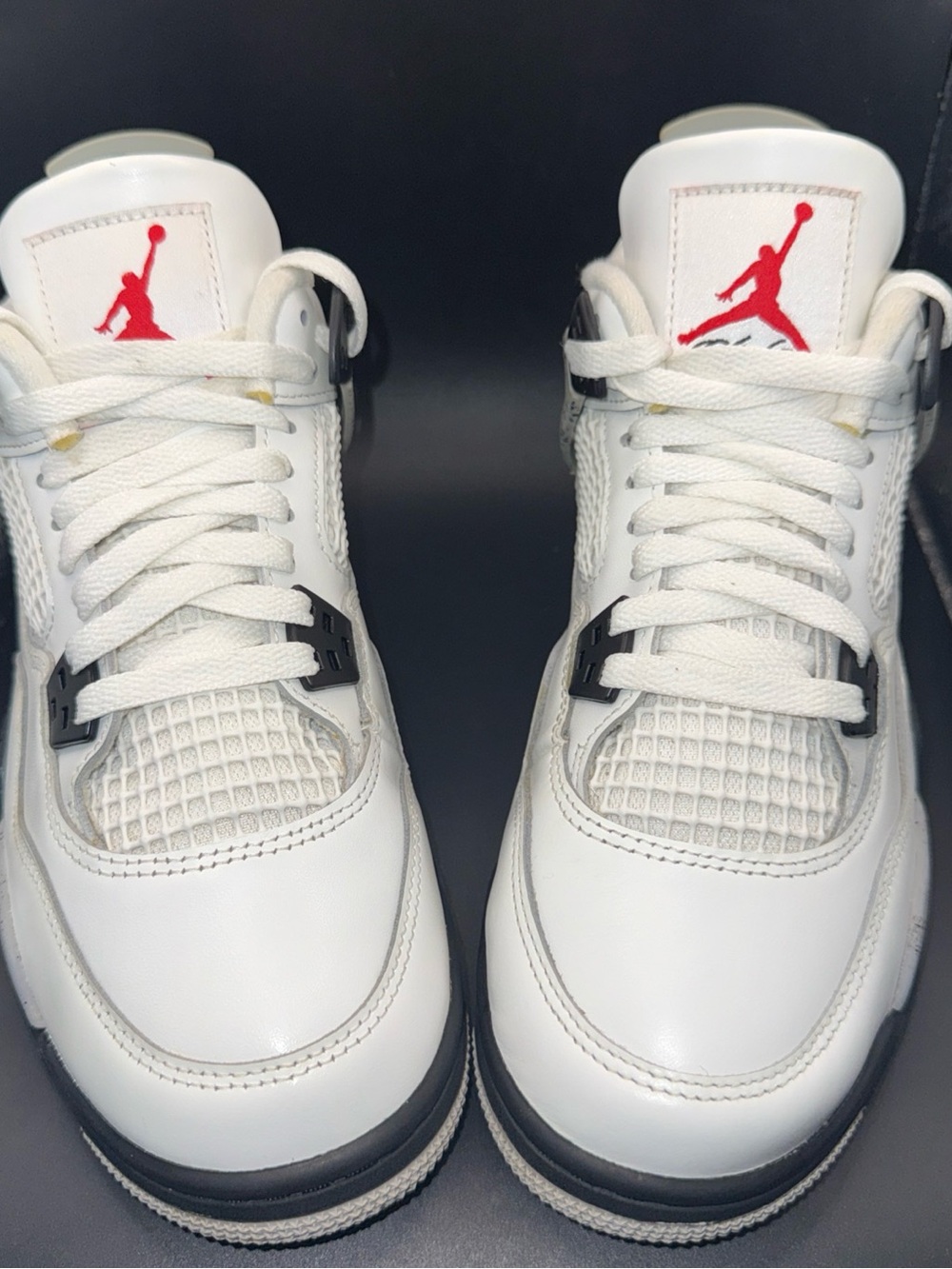 Size 6.5Y - Air Jordan 4 Retro OG (GS) White Cement 2025, IB4171-10, No Box